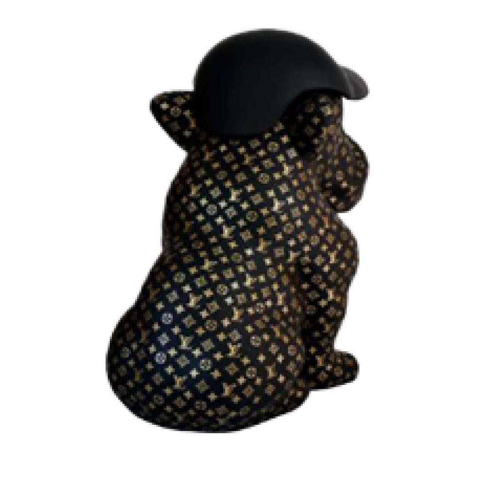 DOGZ - CAP LV Gold/Black